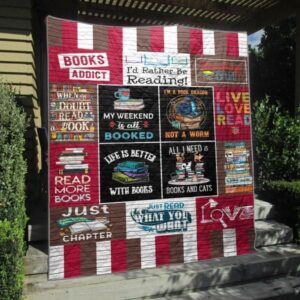 Just One More Chapter Quilt Blanket Hn66  Quilt